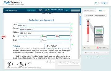 Miniatura RightSignature