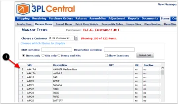 Miniatura 3PL Central