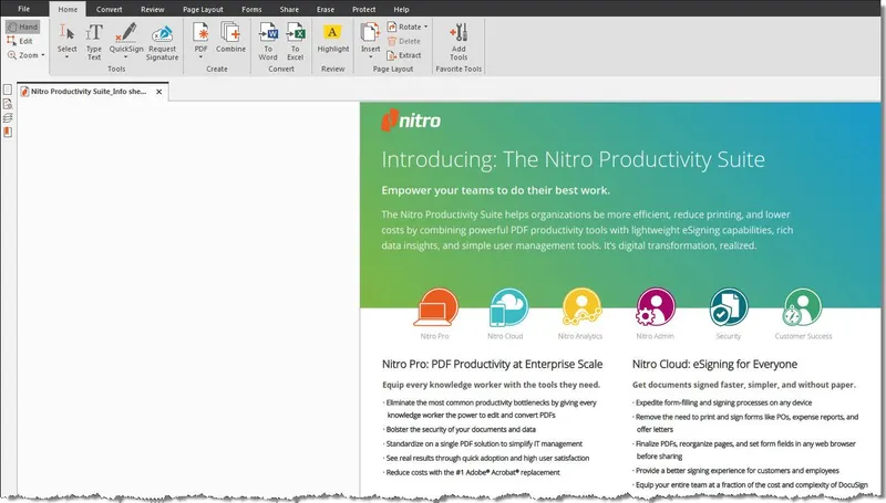 Nitro Firma Electrónica