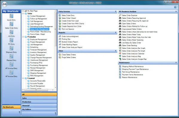 ECi M1 Software ERP